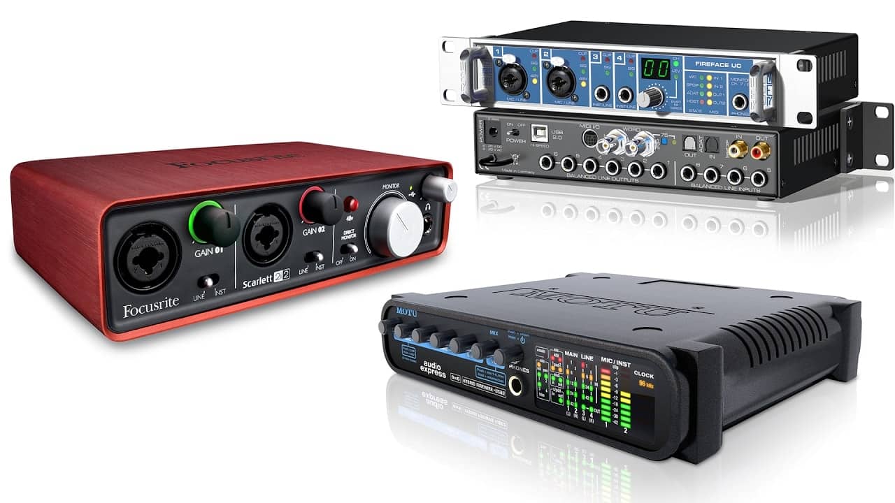 a variety of audio and audio devices